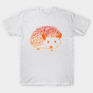 Hedgehog In Sunset Colors T-Shirt